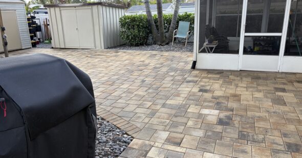 Backyard Paver Installation Completed Project Image 3